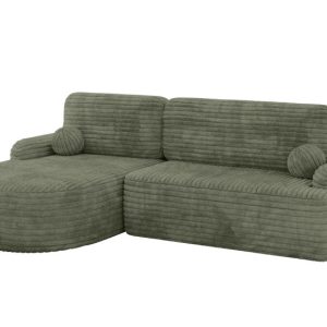 Narożnik z funkcją spania i pojemnikiem LIRA-L – 264x172x89cm Oliwkowy 930334 Narożnik z funkcją spania i pojemnikiem LIRA-L – 264x172x89cm Oliwkowy 930334