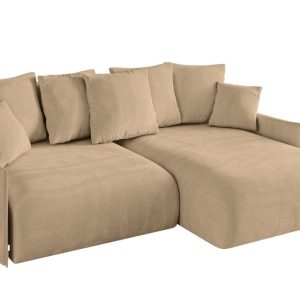 Narożnik z funkcją spania i pojemnikiem ONESK-L-v1 216x177x72 cm Beżowy 853892 Narożnik z funkcją spania i pojemnikiem ONESK-L-v1 216x177x72 cm Beżowy 853892