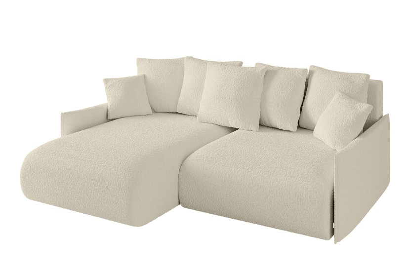 Narożnik z funkcją spania i pojemnikiem ONESK-L-v1 216x177x72 cm Beżowy 853795