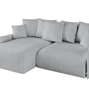 Narożnik z funkcją spania i pojemnikiem ONESK-L-v1 216x177x72 cm Szary 853876 Narożnik z funkcją spania i pojemnikiem ONESK-L-v1 216x177x72 cm Szary 853876