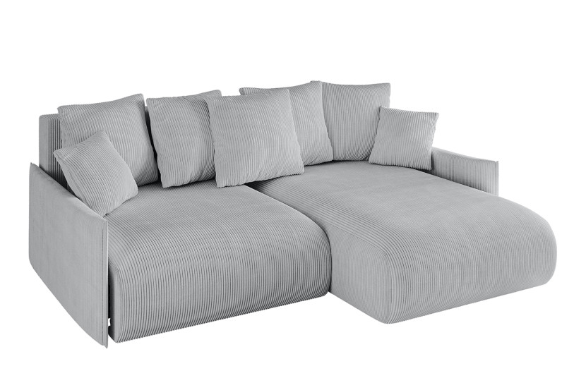 Narożnik z funkcją spania i pojemnikiem ONESK-L-v1 216x177x72 cm Szary 853888