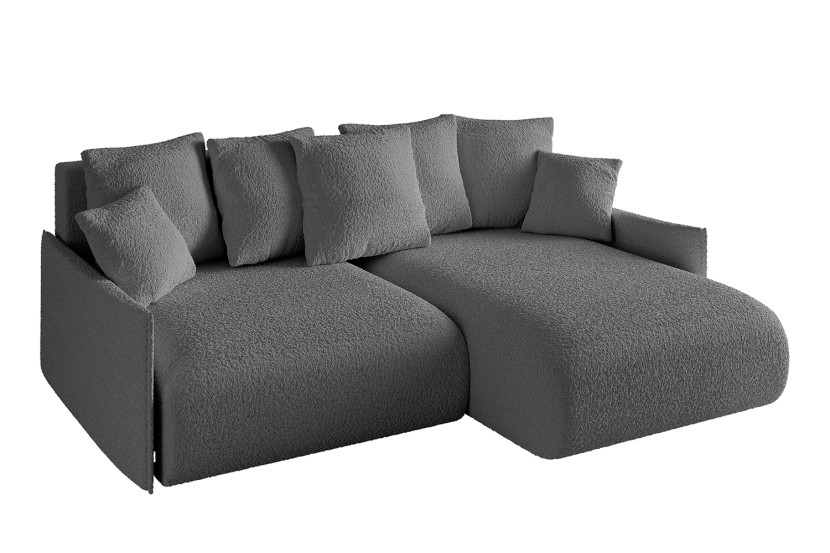 Narożnik z funkcją spania i pojemnikiem ONESK-L-v1 216x177x72 cm Szary 853809