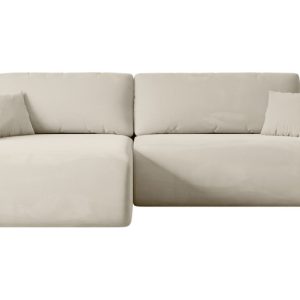 Narożnik z funkcją spania i pojemnikiem ORRO-L – 272x145x83cm Beżowy 487626 Narożnik z funkcją spania i pojemnikiem ORRO-L – 272x145x83cm Beżowy 487626
