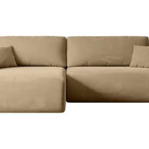 Narożnik z funkcją spania i pojemnikiem ORRO-L – 272x145x83cm Beżowy 487712 Narożnik z funkcją spania i pojemnikiem ORRO-L – 272x145x83cm Beżowy 487712