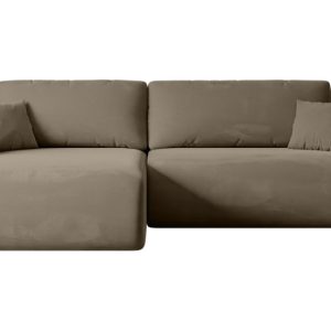 Narożnik z funkcją spania i pojemnikiem ORRO-L – 272x145x83cm Brązowy 487579 Narożnik z funkcją spania i pojemnikiem ORRO-L – 272x145x83cm Brązowy 487579