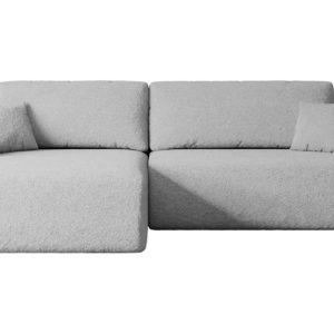 Narożnik z funkcją spania i pojemnikiem ORRO-L – 272x145x83cm Jasny szary 487650 Narożnik z funkcją spania i pojemnikiem ORRO-L – 272x145x83cm Jasny szary 487650