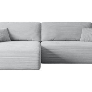 Narożnik z funkcją spania i pojemnikiem ORRO-L – 272x145x83cm Szary 487654 Narożnik z funkcją spania i pojemnikiem ORRO-L – 272x145x83cm Szary 487654