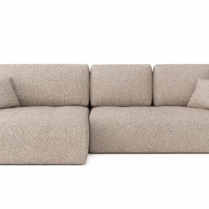Narożnik z funkcją spania Ivo L, szenil Artico, Beżowy, Lewy 892584 Narożnik z funkcją spania Ivo L, szenil Artico, Beżowy, Lewy 892584
