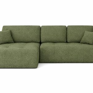 Narożnik z funkcją spania Ivo L, szenil Artico, Moss, Lewy 892588 Narożnik z funkcją spania Ivo L, szenil Artico, Moss, Lewy 892588