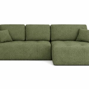 Narożnik z funkcją spania Ivo L, szenil Artico, Moss, Prawy 892609 Narożnik z funkcją spania Ivo L, szenil Artico, Moss, Prawy 892609