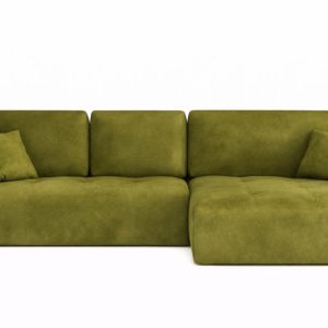 Narożnik z funkcją spania Ivo L, welur Salvador, Oliwkowy, Prawy 892597 Narożnik z funkcją spania Ivo L, welur Salvador, Oliwkowy, Prawy 892597