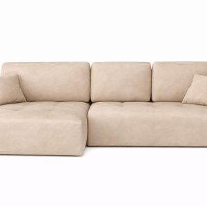 Narożnik z funkcją spania Ivo XL, welur Salvador, Beżowy, Lewy 892622 Narożnik z funkcją spania Ivo XL, welur Salvador, Beżowy, Lewy 892622