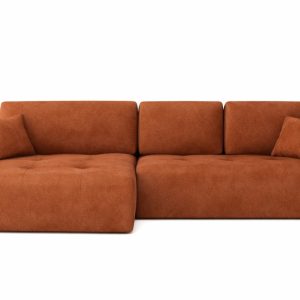Narożnik z funkcją spania Ivo XL, welur Salvador, Brązowy, Lewy 892623 Narożnik z funkcją spania Ivo XL, welur Salvador, Brązowy, Lewy 892623