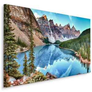 Obraz Jezioro w Górach 3D 100x70cm 106906 Obraz Jezioro w Górach 3D 100x70cm 106906