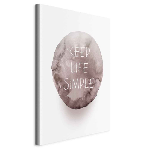 Obraz Keep Life Simple 40 x 60 cm 602630