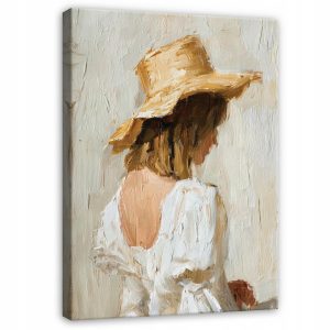 Obraz Kobieta W Kapeluszu Boho Do Sypialni Salonu Na Płótnie 60X40 749398 Obraz Kobieta W Kapeluszu Boho Do Sypialni Salonu Na Płótnie 60X40 749398
