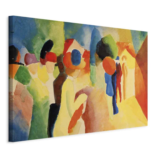 Obraz Kobieta w płaszczu 90 x 60 cm 599525