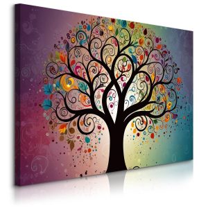 Obraz Kolorowe Drzewo W Stylu Boho 40x30cm 648492 Obraz Kolorowe Drzewo W Stylu Boho 40x30cm 648492