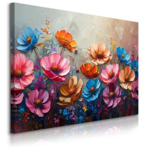 Obraz Kolorowe Dzikie Kwiaty 40x30cm 647639 Obraz Kolorowe Dzikie Kwiaty 40x30cm 647639