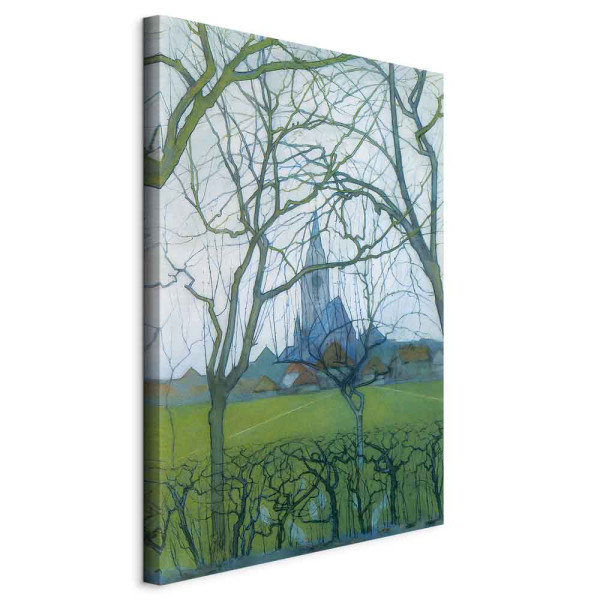 Obraz Kościół 80 x 120 cm 605863
