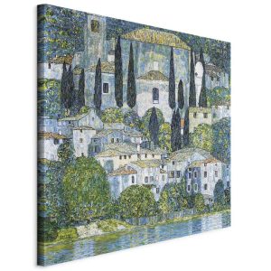 Obraz Kościół w Cassone 80 x 80 cm 605723 Obraz Kościół w Cassone 80 x 80 cm 605723