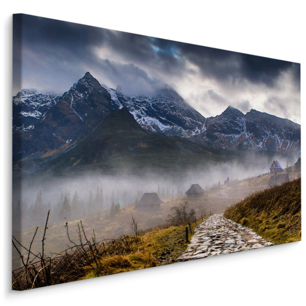 Obraz Krajobraz Górski We Mgle 3D 100x70cm 106866