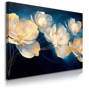 Obraz Kremowe Kwiaty W Stylu Glamour 40x30cm 754865 Obraz Kremowe Kwiaty W Stylu Glamour 40x30cm 754865