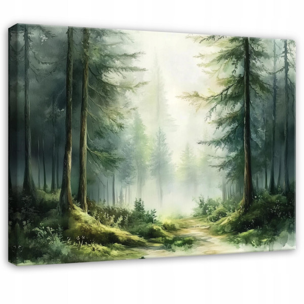 Obraz Las 3D Drzewa Natura Do Sypialni Salonu Kuchni Na Płótnie 60X40 714268