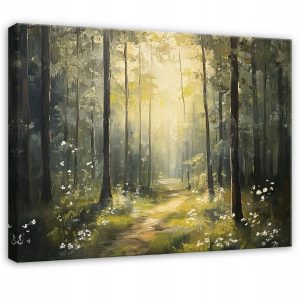 Obraz Las 3D Drzewa Słońce Do Sypialni Salonu Kuchni Na Płótnie 100X70 714299 Obraz Las 3D Drzewa Słońce Do Sypialni Salonu Kuchni Na Płótnie 100X70 714299