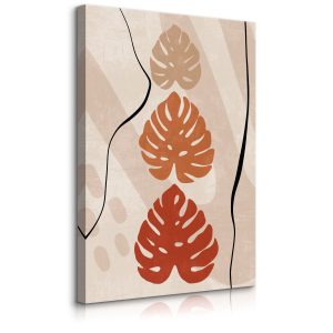 Obraz Liście Monstery W Stylu Boho 20x30cm 341283