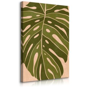 Obraz Liście Monstery W Stylu Boho 80x120cm 341258