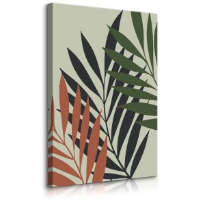 Obraz Liście Palmowe W Stylu Boho 70x100cm 340981 Obraz Liście Palmowe W Stylu Boho 70x100cm 340981