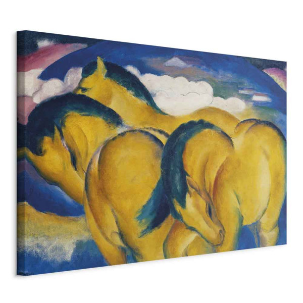 Obraz Little Yellow Horses 90 x 60 cm 591870