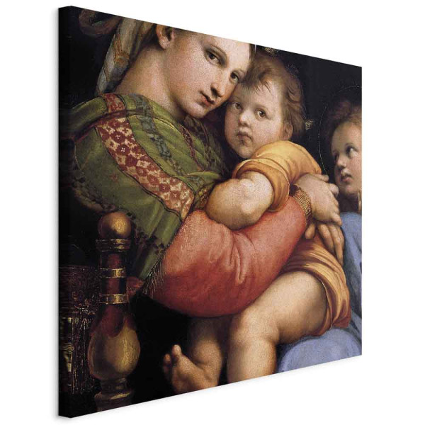 Obraz Madonna na krześle 60 x 60 cm 599350