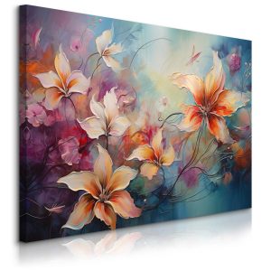 Obraz Malowane Dzikie Kwiaty 70x50cm 752215 Obraz Malowane Dzikie Kwiaty 70x50cm 752215