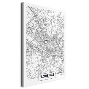 Obraz Mapa Florencji 20 x 30 cm 595665 Obraz Mapa Florencji 20 x 30 cm 595665