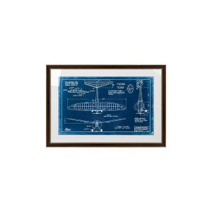 Obraz MECHANICAL PLANE 1 90×62 cm 304924 Obraz MECHANICAL PLANE 1 90×62 cm 304924