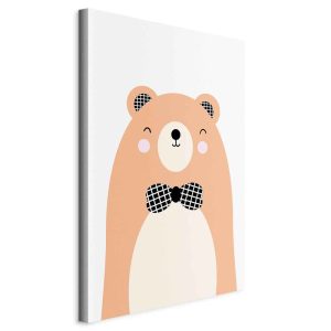Obraz Miś w muszce 60 x 90 cm 604044 Obraz Miś w muszce 60 x 90 cm 604044
