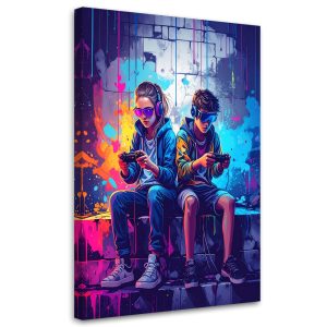 Obraz młodzieżowy dla gracza, Konsola Graffiti Street Art 70×100 780849