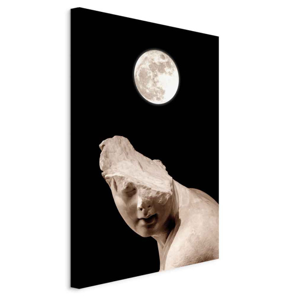 Obraz Moon and statue 60 x 90 cm 597968