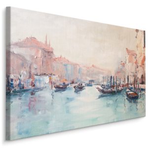 Obraz Na Płótnie Abstrakcyjna Wenecja 120x80cm 787322 Obraz Na Płótnie Abstrakcyjna Wenecja 120x80cm 787322