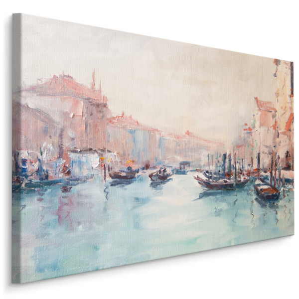 Obraz Na Płótnie Abstrakcyjna Wenecja 40x30cm 787291
