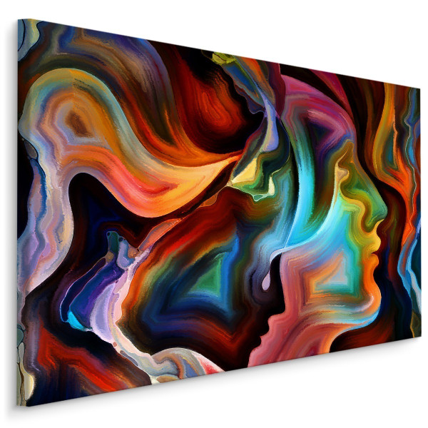Obraz Na Płótnie Abstrakcyjne Twarze 30x20cm 787239