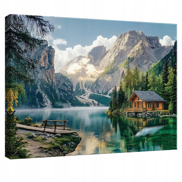 Obraz Na Płótnie Ścianę Góry Natura Widok Do Sypialni Salonu Kuchni 60X40 517684