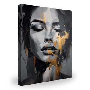 Obraz Na Płótnie Twarz Abstrakcja Glamour 60x90cm 108120 Obraz Na Płótnie Twarz Abstrakcja Glamour 60x90cm 108120