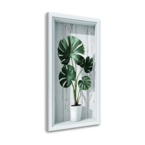 Obraz na ścianę do salonu kuchni, Liście monstera we wnęce 3d 40×80 776161 Obraz na ścianę do salonu kuchni, Liście monstera we wnęce 3d 40×80 776161