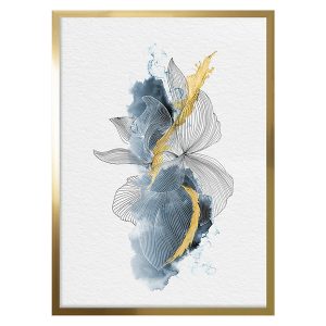 Obraz Navy Linear Flowers I 50×70 cm 50086 Obraz Navy Linear Flowers I 50×70 cm 50086