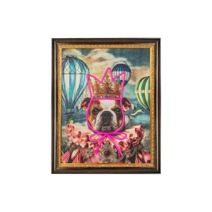 Obraz NEON BULLDOG BALOON 80 x 100 cm 300692 Obraz NEON BULLDOG BALOON 80 x 100 cm 300692