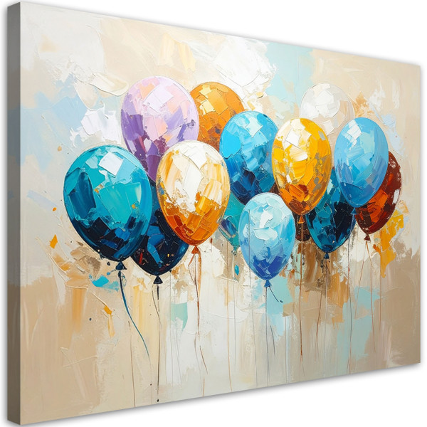 Obraz nowoczesny do pokoju dziecka, Kolorowe Balony 45x30 885448