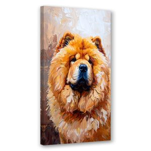 Obraz nowoczesny do salonu biura, Chow chow Pies Zwierzę Natura 60×120 778628 Obraz nowoczesny do salonu biura, Chow chow Pies Zwierzę Natura 60×120 778628
